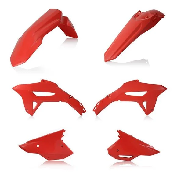 Kit plastiques Acerbis couleur rouge Ref : AE3435 / 0024558.110