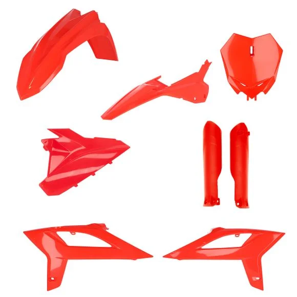 Kit plastiques Acerbis Full – Noir / Rouge Ref : AE5882