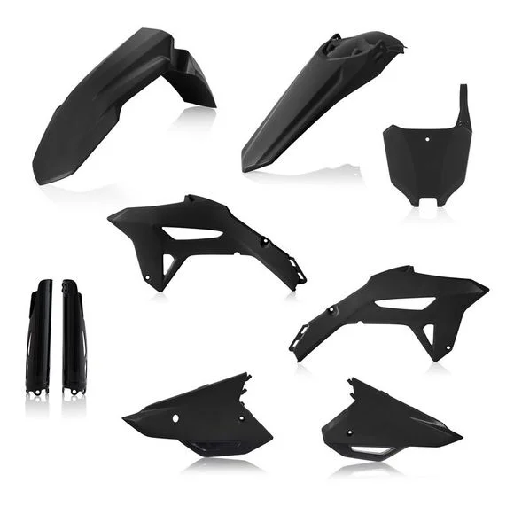Kit plastiques Acerbis Full couleur noir Ref : AE3444 / 0024559.090