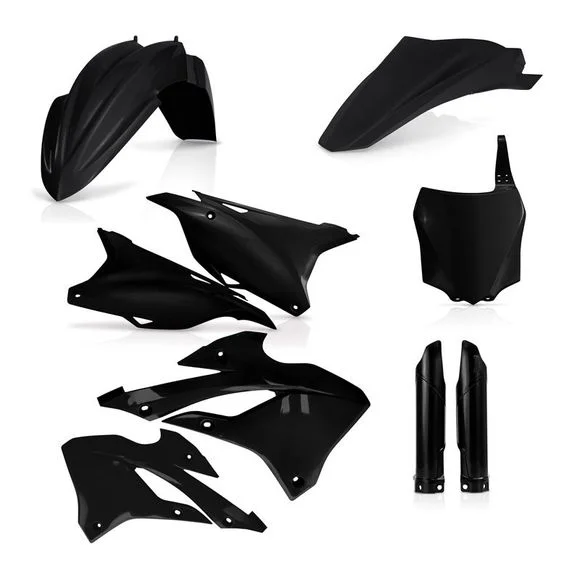 Kit plastiques Acerbis Full couleur noir Ref : AE3466 / 0024923.090