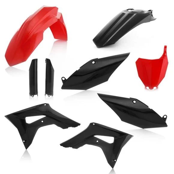 Kit plastiques Acerbis FULL KIT – Rouge / Noir Ref : AE5837 / 0022385.349