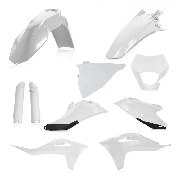 Kit plastiques Acerbis FULL KIT BLANC/NOIR – Blanc / Noir Ref : AE3587 / 0024633.237