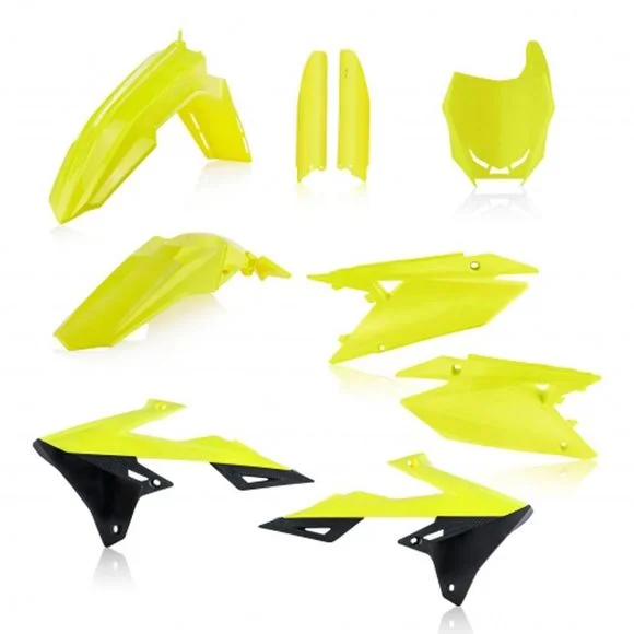 Kit plastiques Acerbis FULL KIT JAUNE FLUO/NOIR – Jaune / NoirSUZUKI 450 RM-Z 450 – 2019 – 2024Ref : AE2775 / 0023623.061