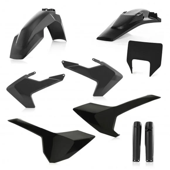 Kit plastiques Acerbis FULL KIT NOIR – Noir Ref : AE2575 / 0023596.090