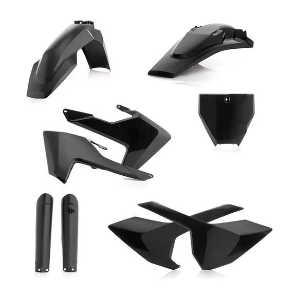 Kit plastiques Acerbis FULL KIT NOIR Ref : AE2183 / 0021831.090