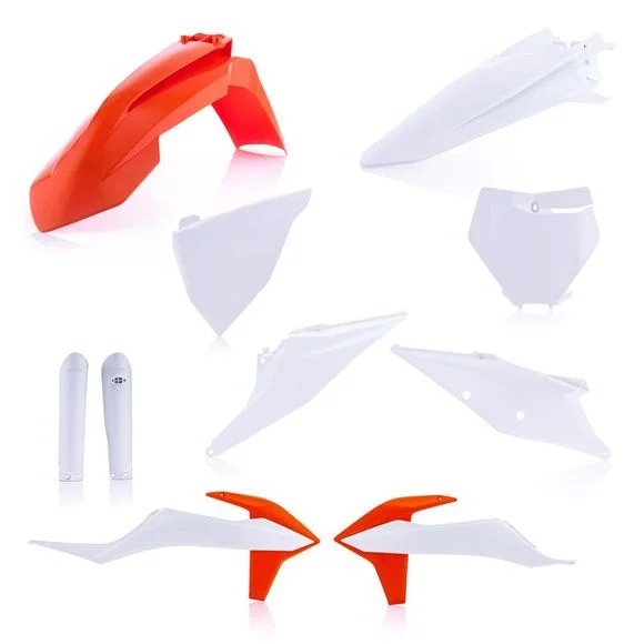 Kit plastiques Acerbis FULL KIT ORIGINE 20 – Blanc / Orange Ref : AE3509 / 0023479.553.020