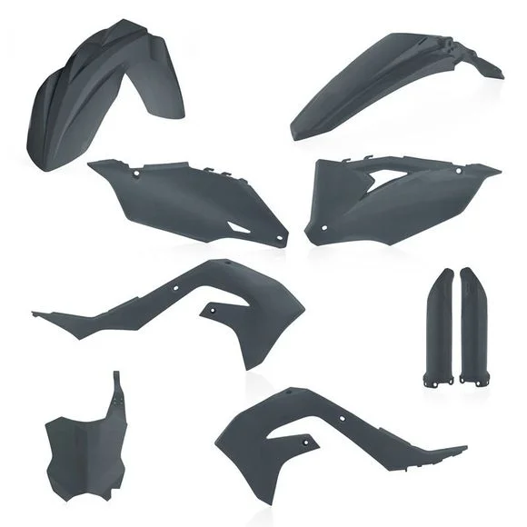 Kit plastiques Acerbis GRIS METALLIQUE Ref : AE3467 / 0023649.072