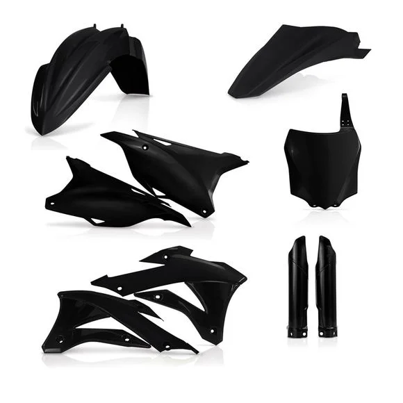 Kit plastiques Acerbis Noir Ref : AE1246 / 0017247.090