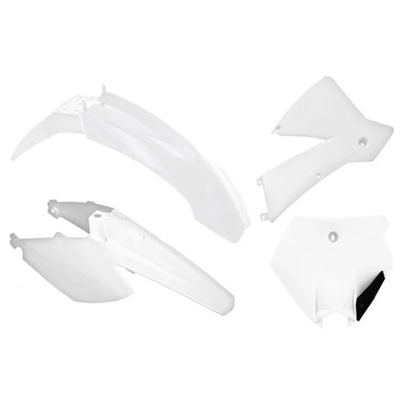 Kit plastiques R-tech 4 p blanc – Blanc Ref : RTH0256 / RKITKTMBN0507