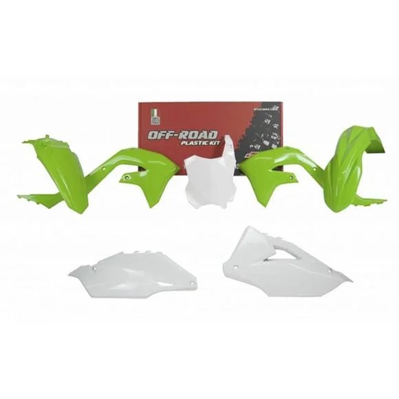 Kit plastiques R-tech 5 p couleur d’origine – Vert Ref : RTH0344 / RKITKXFOEM599