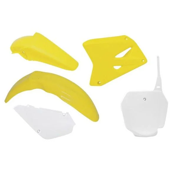 Kit plastiques R-tech 5 p couleur origine – Jaune Ref : RTH0353 / RKITRM0OEM510