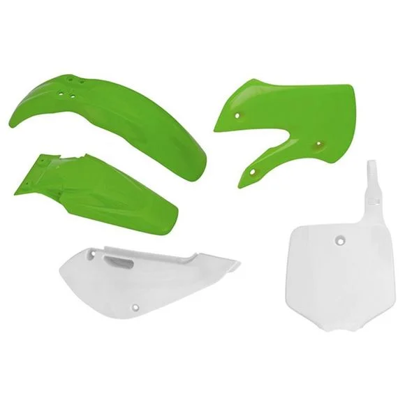 Kit plastiques R-tech 5 p couleur origine – Vert Ref : RTH0331 / RKITKX0OEM508