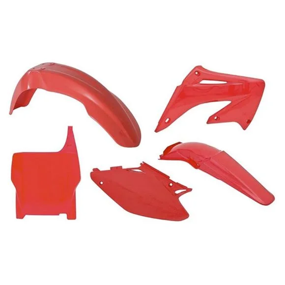 Kit plastiques R-tech 5 p CRF rouge – Rouge Ref : RTH0150 / RKITCR0RS0503