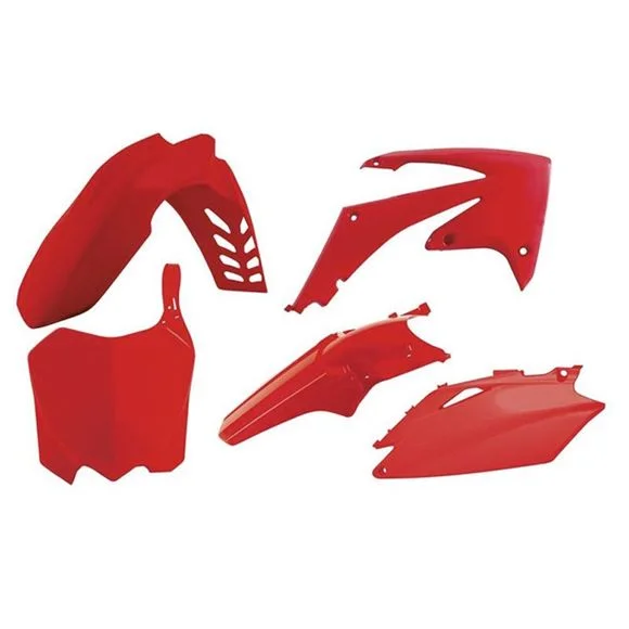 Kit plastiques R-tech 5 p CRF rouge – Rouge Ref : RTH0170 / RKITCRFRS0513