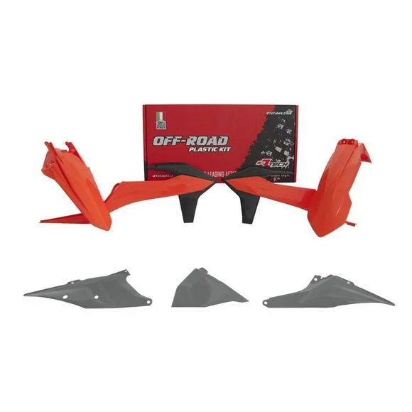 Kit plastiques R-tech 5 p Gas Gas Origine – Rouge Ref : RTH0193 / RKITGASOEM421