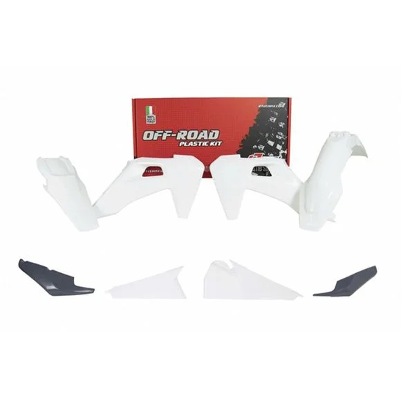 Kit plastiques R-tech 5 p Husqvarna Origine – Blanc Ref : RTH0227 / RKITHSQOEM420
