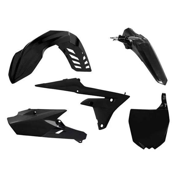 Kit plastiques R-tech 5 p noir – Noir Ref : RTH0377 / RKITWRFNR0515
