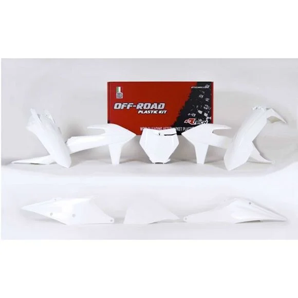 Kit plastiques R-tech 6 p Blanc – Blanc Ref : RTH0262 / RKITKTMBN0599