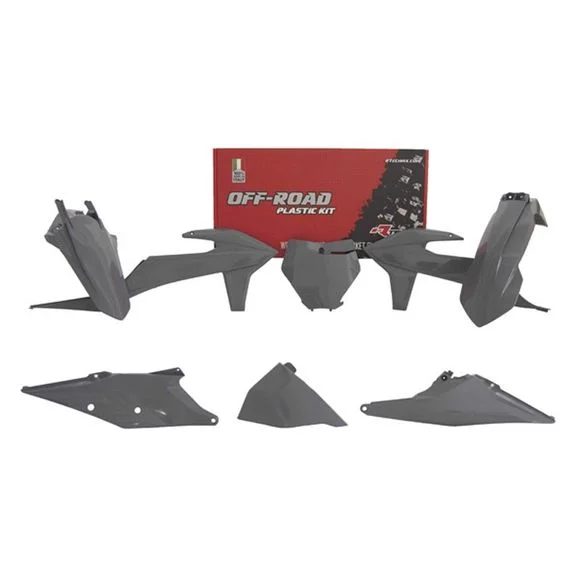 Kit plastiques R-tech 6 p gris quantum – Gris Ref : RTH0276 / RKITKTMGR0599