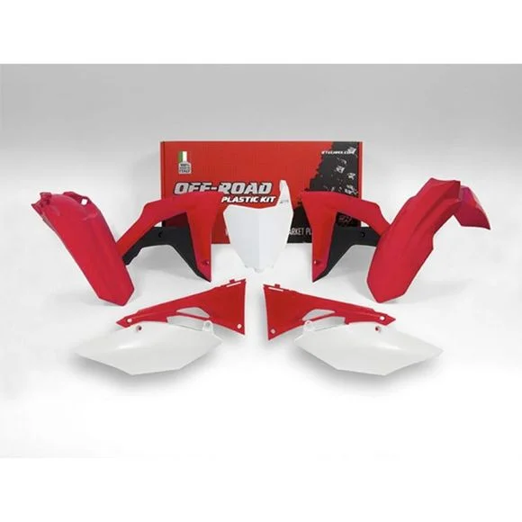 Kit plastiques R-tech 6 p Honda CRFX Coul. Ori – Rouge Ref : RTH0168 / RKITCRFOEM601