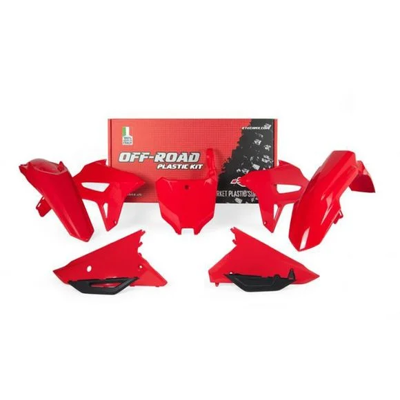 Kit plastiques R-tech 6 p Honda Origine – Rouge Ref : RTH0175 / RKITCRFRS0521