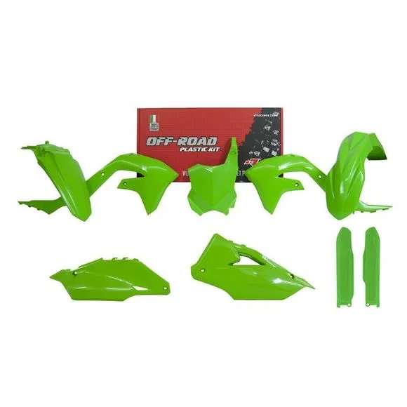 Kit plastiques R-tech 6 p Kawasaki KX Origine – Vert Ref : RTH0347 / RKITKXFVE0699