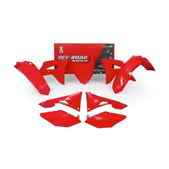 Kit plastiques R-tech Honda rouge – Rouge Ref : RTH0178 / RKITCRFRS0599