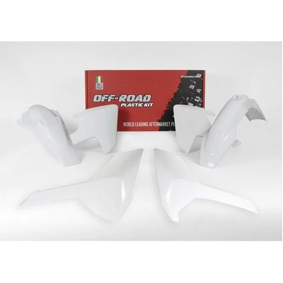 Kit plastiques R-tech Husqvarna blanc – Blanc Ref : RTH0199 / RKITHSQBN0417