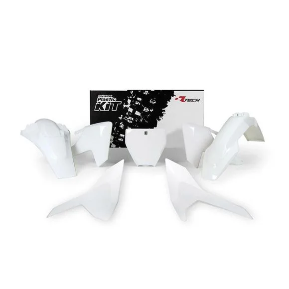 Kit plastiques R-tech Husqvarna Blanc – Blanc Ref : RTH0201 / RKITHSQBN0516