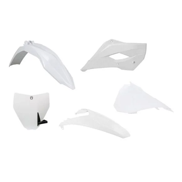 Kit plastiques R-tech Husqvarna Origine – Blanc Ref : RTH0229 / RKITHSQOEM509