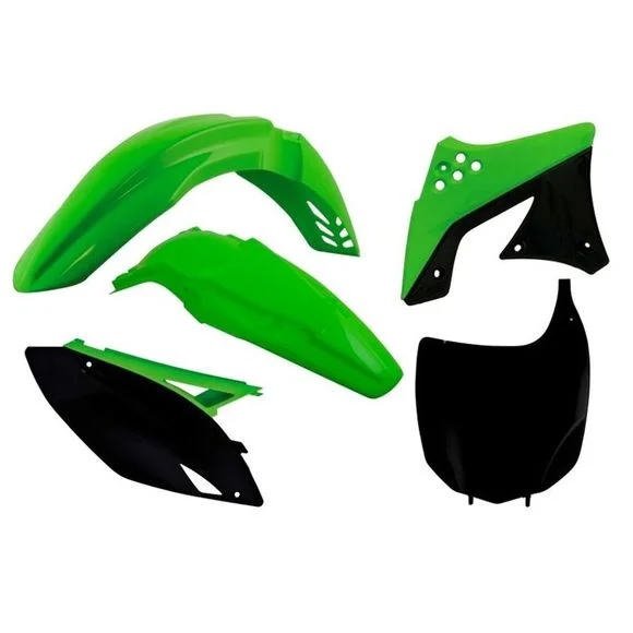 Kit plastiques R-tech Kawasaki Origine – Vert Ref : RTH0338 / RKITKXFOEM509