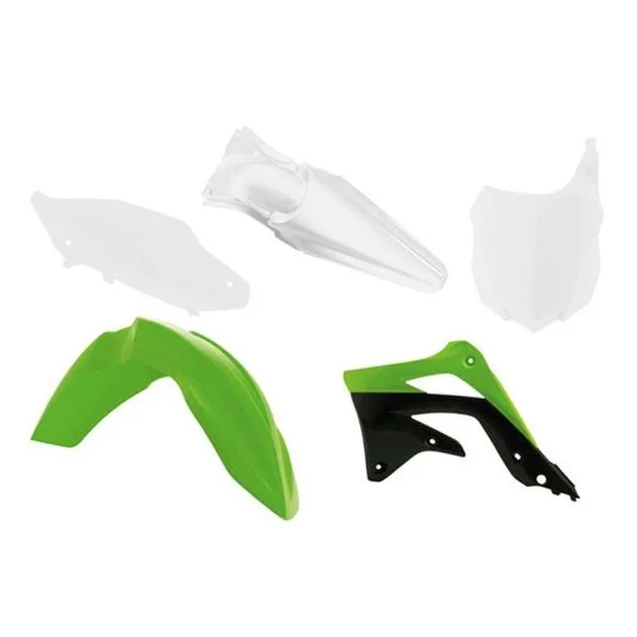 Kit plastiques R-tech Kawasaki Origine – VertKAWASAKI 450 KX 450 F (KX450F) – 2013 – 2015Ref : RTH0339 / RKITKXFOEM515