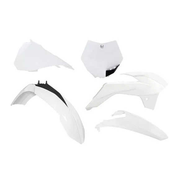 Kit plastiques R-tech KTM Blanc – Blanc Ref : RTH0258 / RKITKTMBN0513