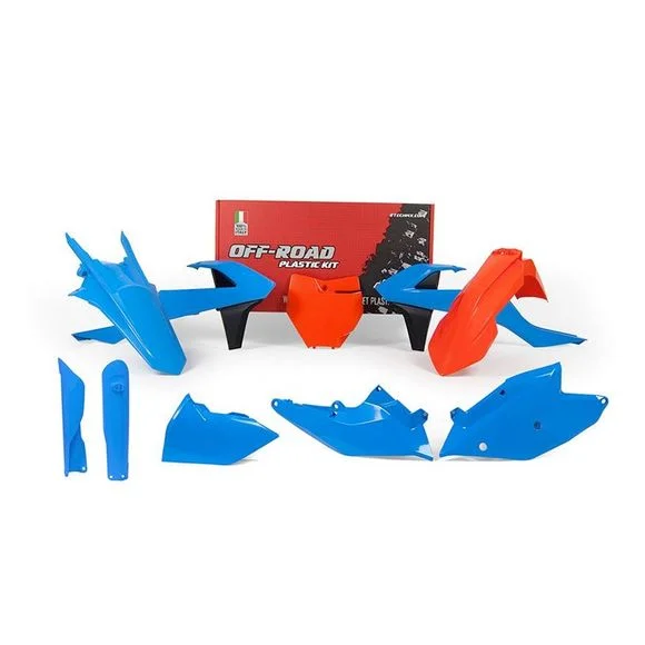 Kit plastiques R-tech Orange – Bleu clair – Bleu Ref : RTH0267 / RKITKTMCL0518
