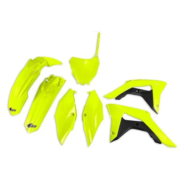 Kit plastiques Ufo couleur jaune fluo Ref : UF1276 / 1086953004