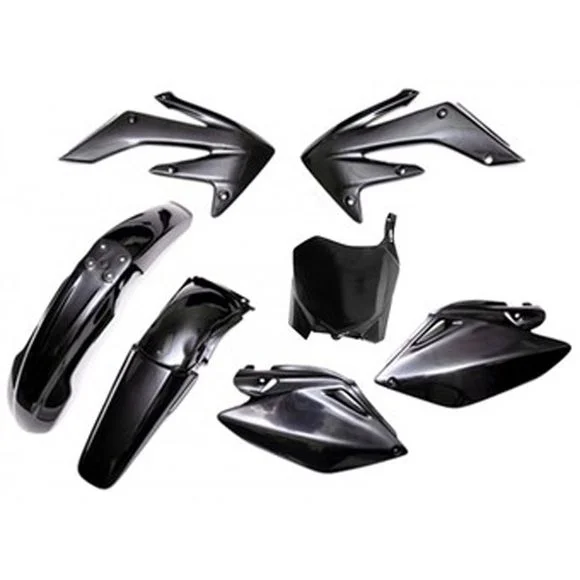 Kit plastiques Ufo noirKAWASAKI 250 KX 250 F (KX250Z) – 2013 – 2016Ref : UF0779 / 1087266001