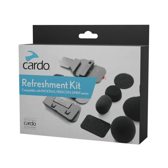 Kit pour intercom Cardo entretien pour Packtalk/Freecom/Spirit Ref : SCALA.KITSUP / ACC00024