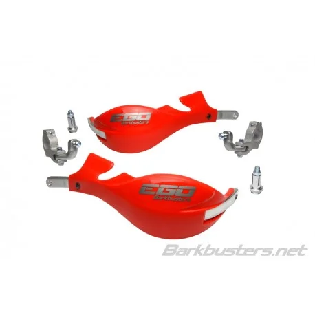 Kit protege-mains BARKBUSTERS Ego montage 2 points guidon Ø28,6mm rouge