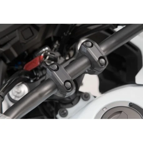 Kit rehausse de guidon moto SW MOTECH28mm H 20mm