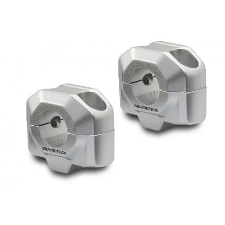 Kit rehausse pour guidon moto SW MOTECH22mm H 20mm