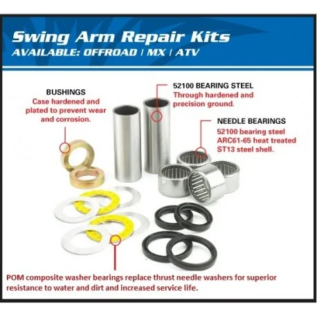 Kit reparation de bras oscillant ALL BALLS Beta