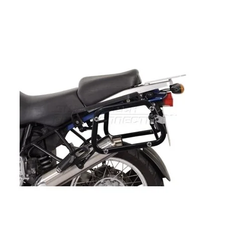 Kit valises + fixation SW Motech BMW R1200GS 2004-2012 KIT VALISES TRAX EVO ALU NOIR 37L GAUCHE ET 45L DROIT