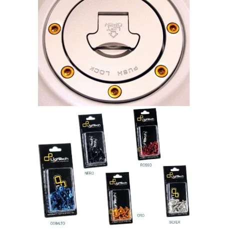Kit vis bouchon de reservoir LIGHTECH DUCATI 821 MONSTER 2014-2021