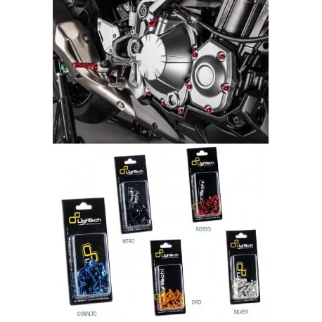 Kit vis moteur en alu LIGHTECH KAWASAKI Z650 2017-2021