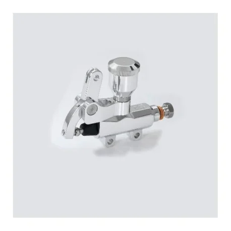 KUSTOM TECH POLISHED ALUMINUM MASTER CYLINDER WITH RESERVOIR