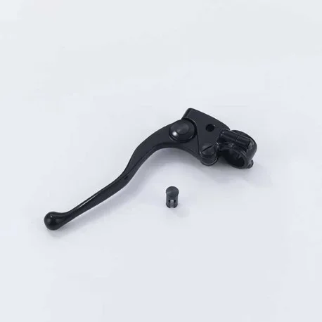 KUSTOMTECH BLACK COMPLETE CLUTCH LEVER 22MM