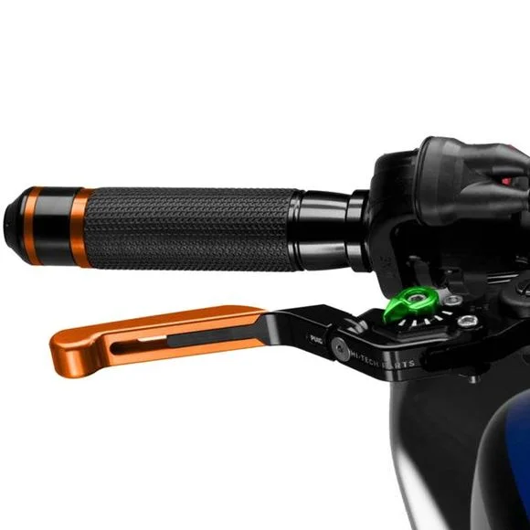 Levier de frein Puig Rabattable extensible 3.0 Orange Universel – Vert Ref : PUI0133