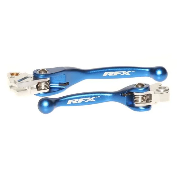 Leviers de frein et d’embrayage RFX REPLIABLES – Bleu Ref : RFX0128