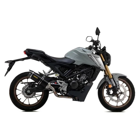 Ligne Complète Arrow Alu Dark thunder embout carbone – NoirHONDA 125 CB 125 R NEO SPORT CAFE ABS (JC79) – 2021 – 2024Ref : AW0148 / 51519AKNW