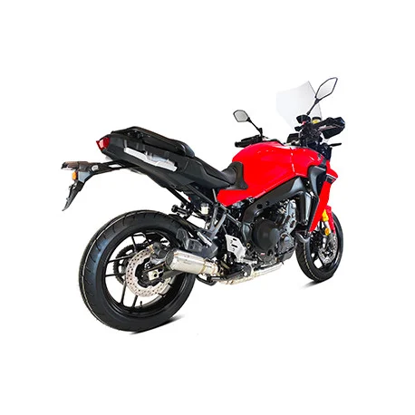 Ligne complete d&rsquo;echappement moto IXRACE MK2 ou Inox noir pour YAMAHA 900 TRACER 2014-2020